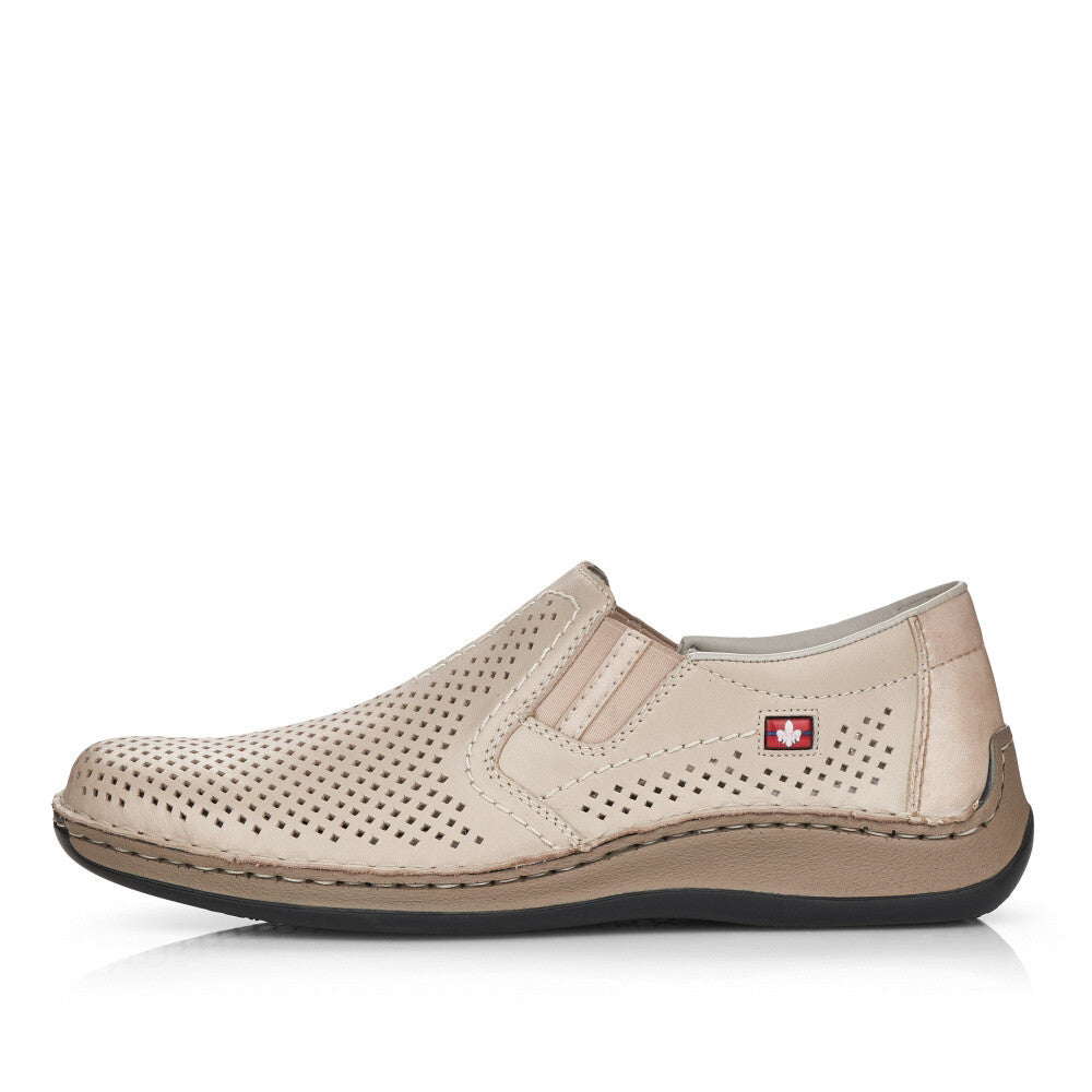 Pánske mokasíny RIEKER 05297-60 béžová S6